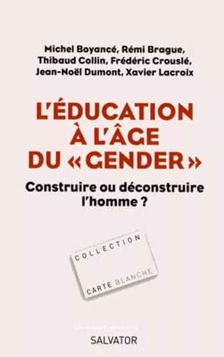 L'ducation  l'ge du gender