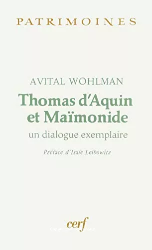 Thomas d'Aquin et Mamonide