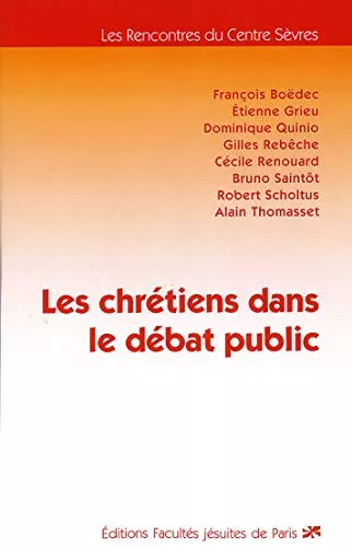 Les Chrtiens dans le dbat public