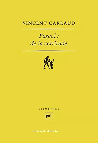 Pascal : de la certitude