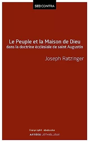 Peuple et maison de Dieu dans l'ecclsiologie de saint Augustin