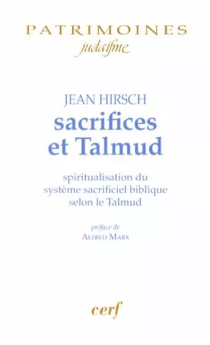 Sacrifices et Talmud