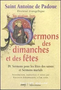 Sermons pour les ftes des saints et Sermons marials