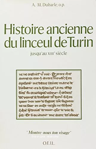 Histoire ancienne du linceul de Turin