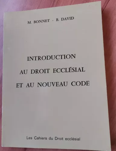 Introduction au droit ecclsial et au nouveau code