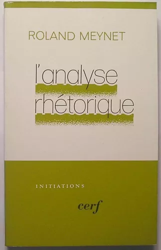 L'analyse rhtorique