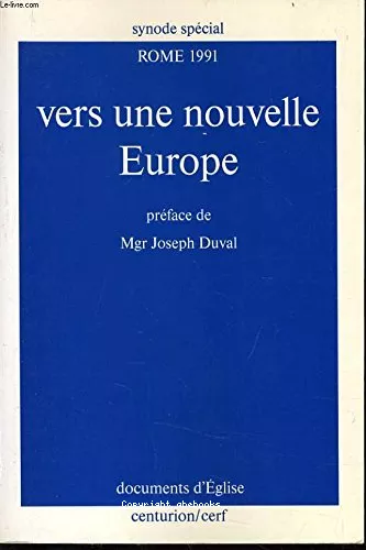 Vers une nouvelle Europe (Synode 1991)