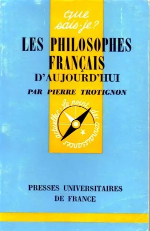 Les Philosophes franais d'aujourd'hui