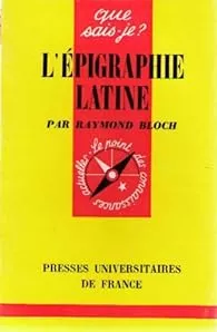 L'Epigraphie latine