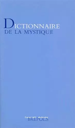 Dictionnaire de la mystique