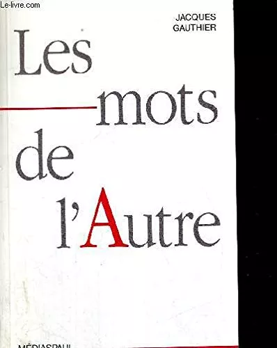 Les Mots de l'autre