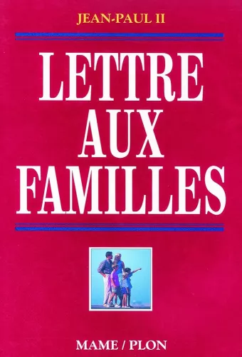 Lettre aux familles