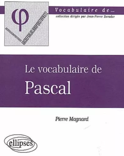 Le Vocabulaire de Pascal