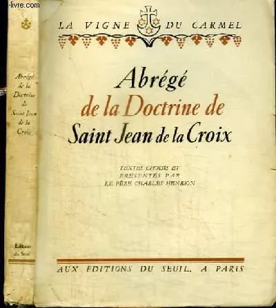 Abrg de la doctrine de saint Jean de la Croix