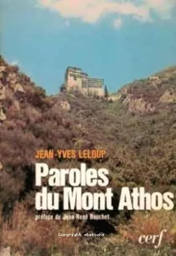 Paroles du Mont Athos