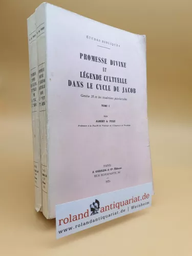 Promesse divine et lgende cultuelle dans le cycle de Jacob. Gense 28 et les traditions patriarcales