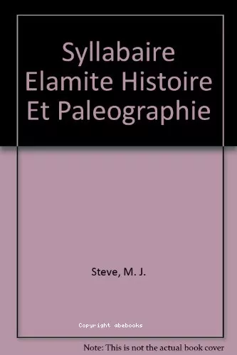 Syllabaire lamite : Histoire et paleographie