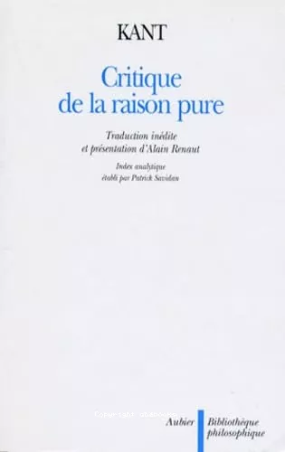 Critique de la raison pure