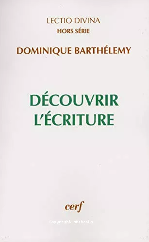 Dcouvrir l'Ecriture