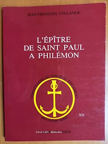 L'ptre de Saint Paul  Philmon