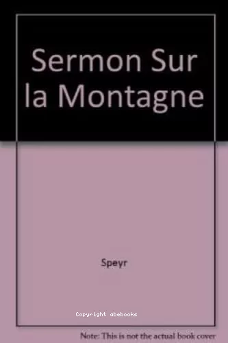 Le Sermon sur la montagne : mditations sur Matthieu, 5.7