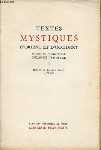 Textes mystiques d'Orient et d'Occident