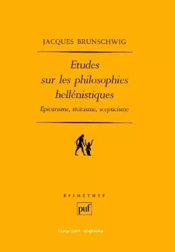 Etudes sur les philosophes hellnistiques