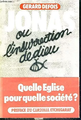 Jonas ou l'insurrection de Dieu