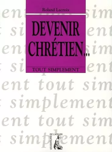 Devenir chrtien