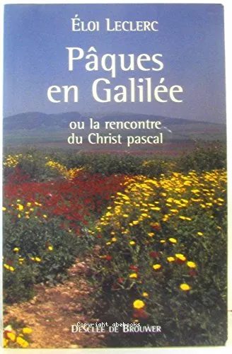 Pques en Galile: ou la rencontre du Christ pascal