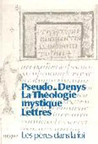 La Thologie mystique: lettres