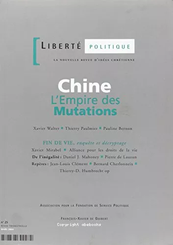 Chine : L'Empire des Mutations - Fin de vie, enqute et dpistage