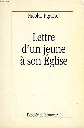 Lettre d'un jeune  son Eglise