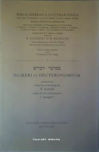 Numeri et Deuteronomium