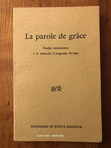 La Parole de grce