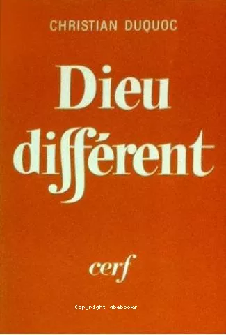 Dieu diffrent: Essai sur la symbolique trinitaire