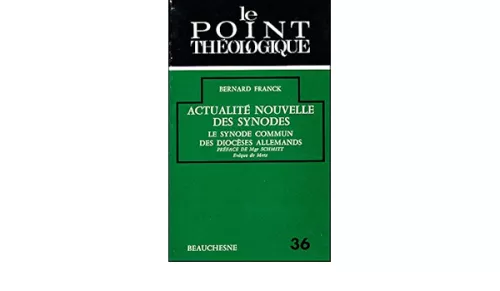 Actualit nouvelle des synodes: Le synode commun des diocses allemands (1971-1975)