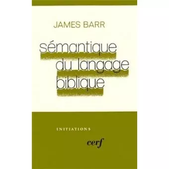 Smantique du langage biblique