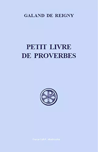 Petit livre de proverbes