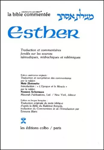 La Bible commente : Esther