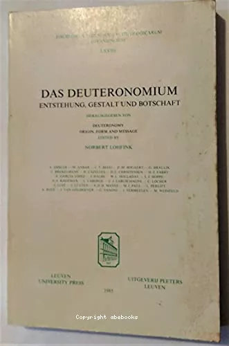 Das Deuteronomium: Entstehung, Gestalt und Botschaft