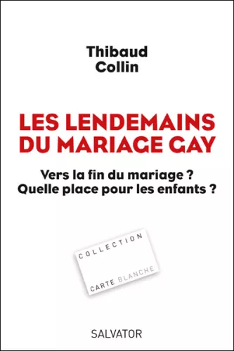 Les lendemains du mariage gay : Vers la fin du mariage ? Quelle place pour les enfants?