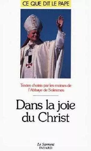 Dans la joie du Christ