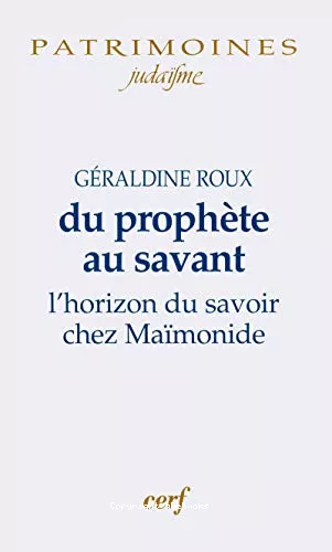 Du prophte au savant