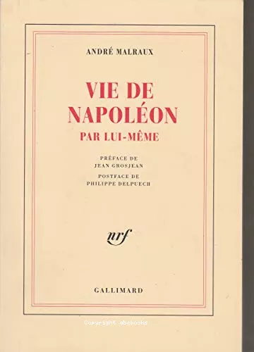 Vie de Napolon par lui-mme