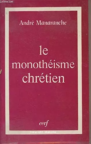 Le Monothisme chrtien