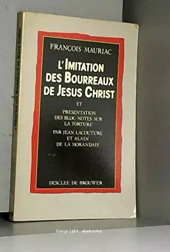 L'Imitation des bourreaux de Jsus Christ