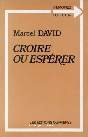 Croire ou esprer