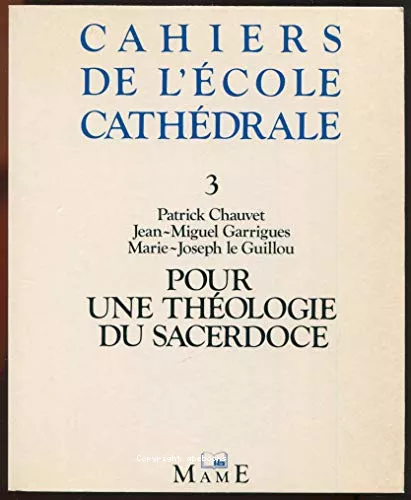 Pour une thologie du sacerdoce