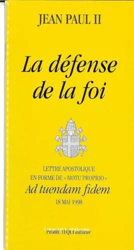 La dfense de la foi